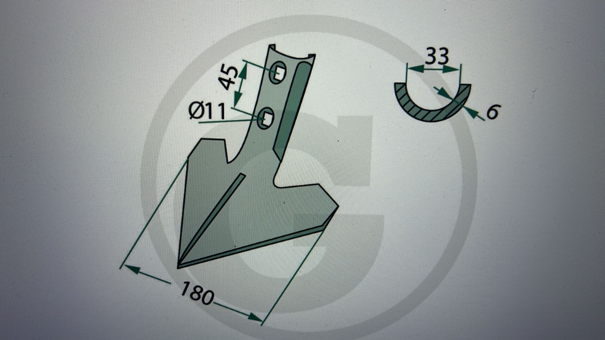 F37 BRAZDAR LABA DE GASCA 56050 504027-6